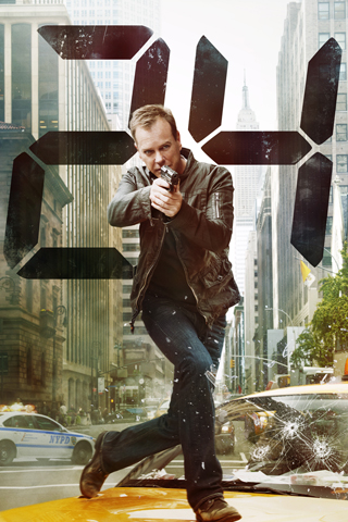 Jack Bauer on top of New York cab
